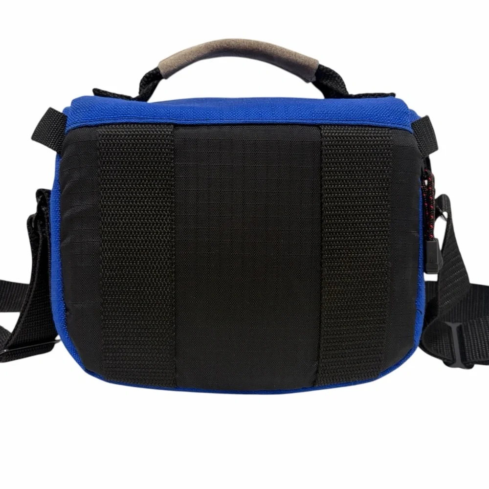 Tamrac Vintage Royal Blue Nylon Small 4 Compartment Camera Bag - Like New